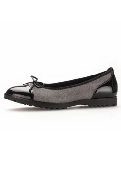 Gabor BallerineArgento/Schwarz Donna Ballerine GA111A4Y3-D11