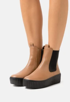 Gabor Stivaletti Con PlateauChino/Schwarz Donna Stivaletti GA111N1HX-B11